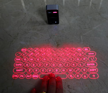 Mini Wireless Laser Projection Keyboard Bluetooth Virtual Keyboard & Mouse Function for Laptop Smartphone Keyboard Projector